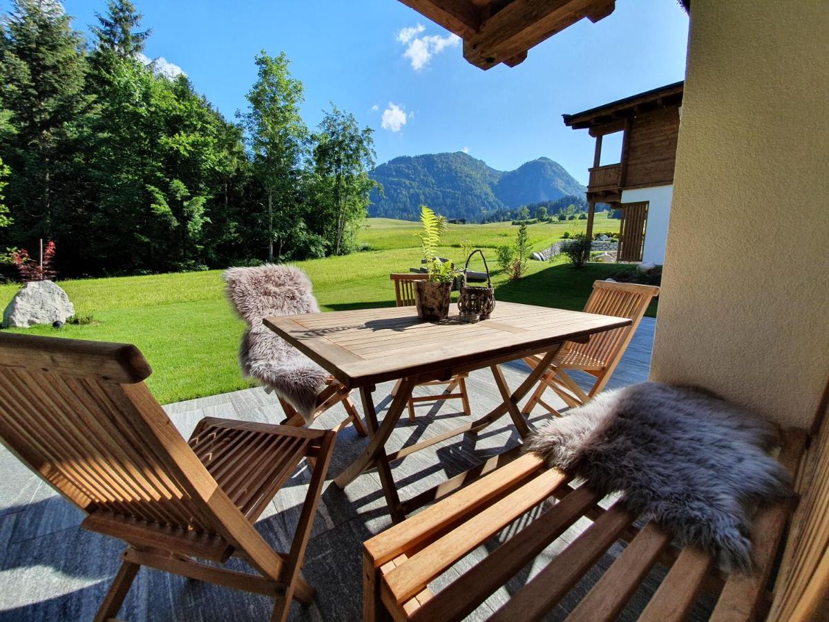 Zeitfrei Chalet Apartments Fieberbrunn Exterior foto